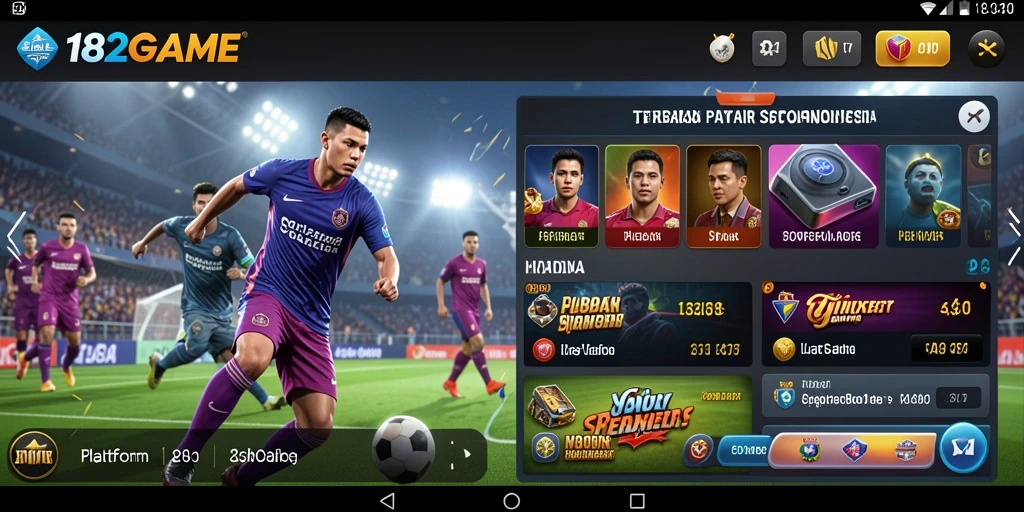 Tampilan gameplay menarik dari aplikasi sportsbook 182GAME.