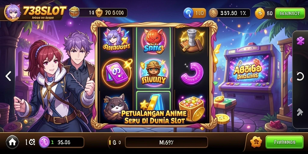 Screenshot menampilkan gameplay Anime yang menarik dan penuh warna.