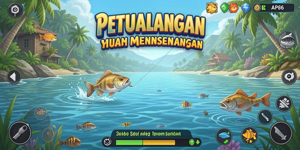 Tangkapan ikan besar di gameplay AP686 yang menawan.