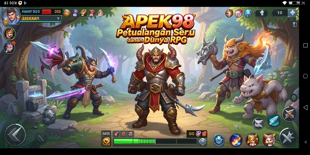 Tangkapan layar gameplay APEK88 menunjukkan petualangan seru dalam dunia RPG.