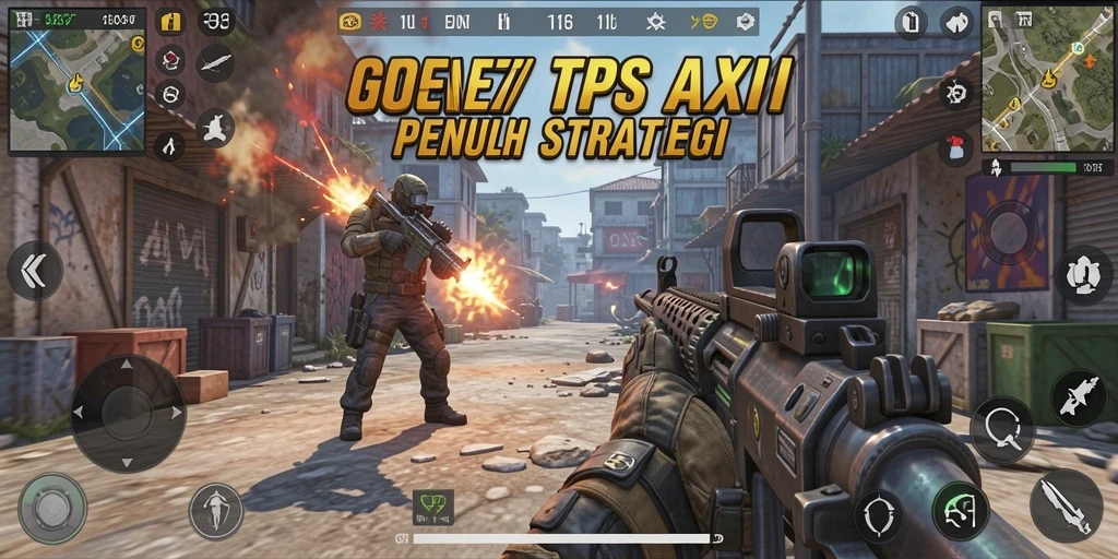 Screenshot gameplay menampilkan aksi seru dalam EOS77.