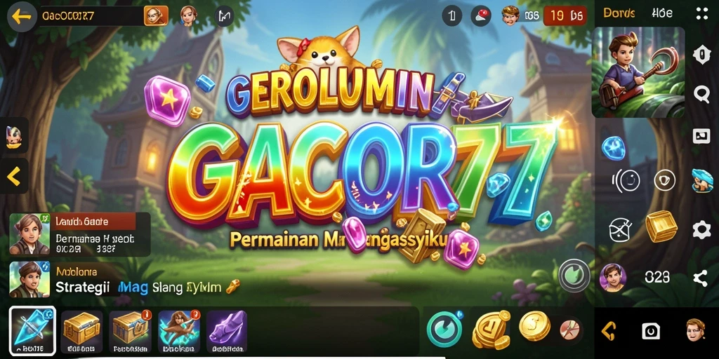 Screenshot utama GACOR77 menampilkan aksi gameplay yang menegangkan.