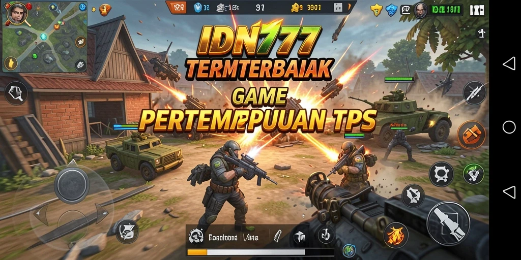 Gameplay menakjubkan IDN777 dengan aksi pertempuran yang intens.
