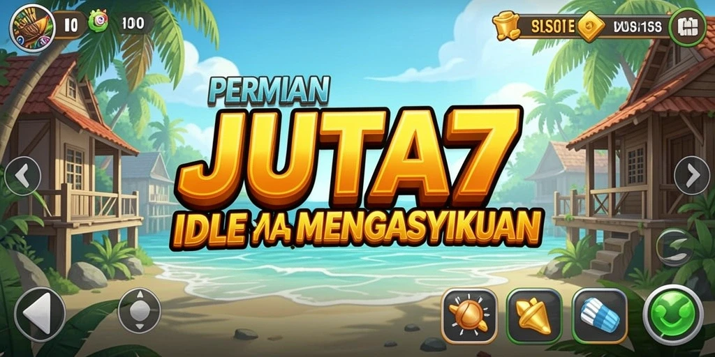 Screenshot gameplay JUTA7 menampilkan karakter dalam misi Idle yang seru.