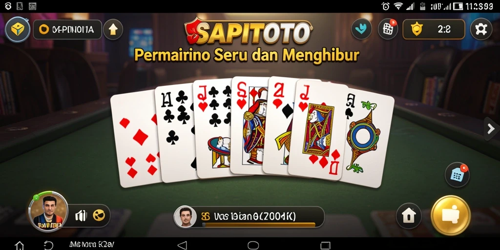 Tampilan aksi seru dalam gameplay SAPITOTO yang menggugah semangat.
