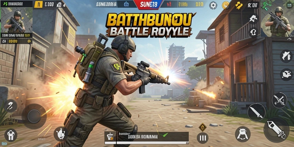 Screenshot gameplay SUNEO138 menunjukkan aksi pertarungan yang mendebarkan.