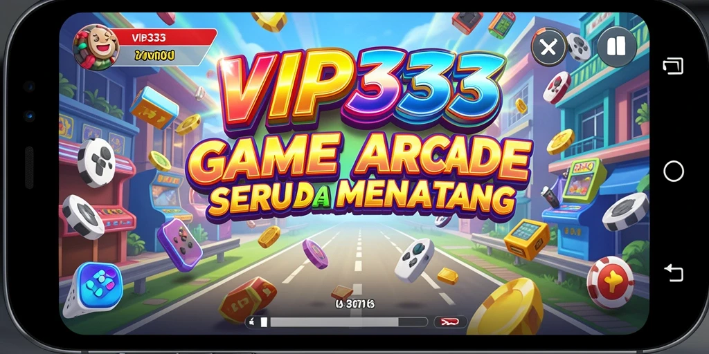 Tampilan gameplay unik dan penuh warna dari VIP333.
